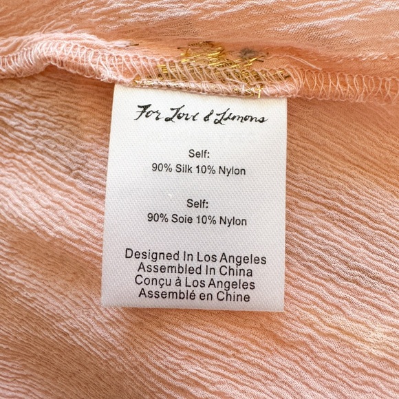 FOR LOVE AND LEMONS • Gilded Star Blouse in Rose Gold - Picture 9 of 11